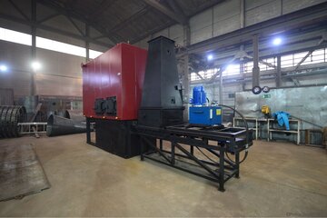 Твердотопливный котел на опилках производственный